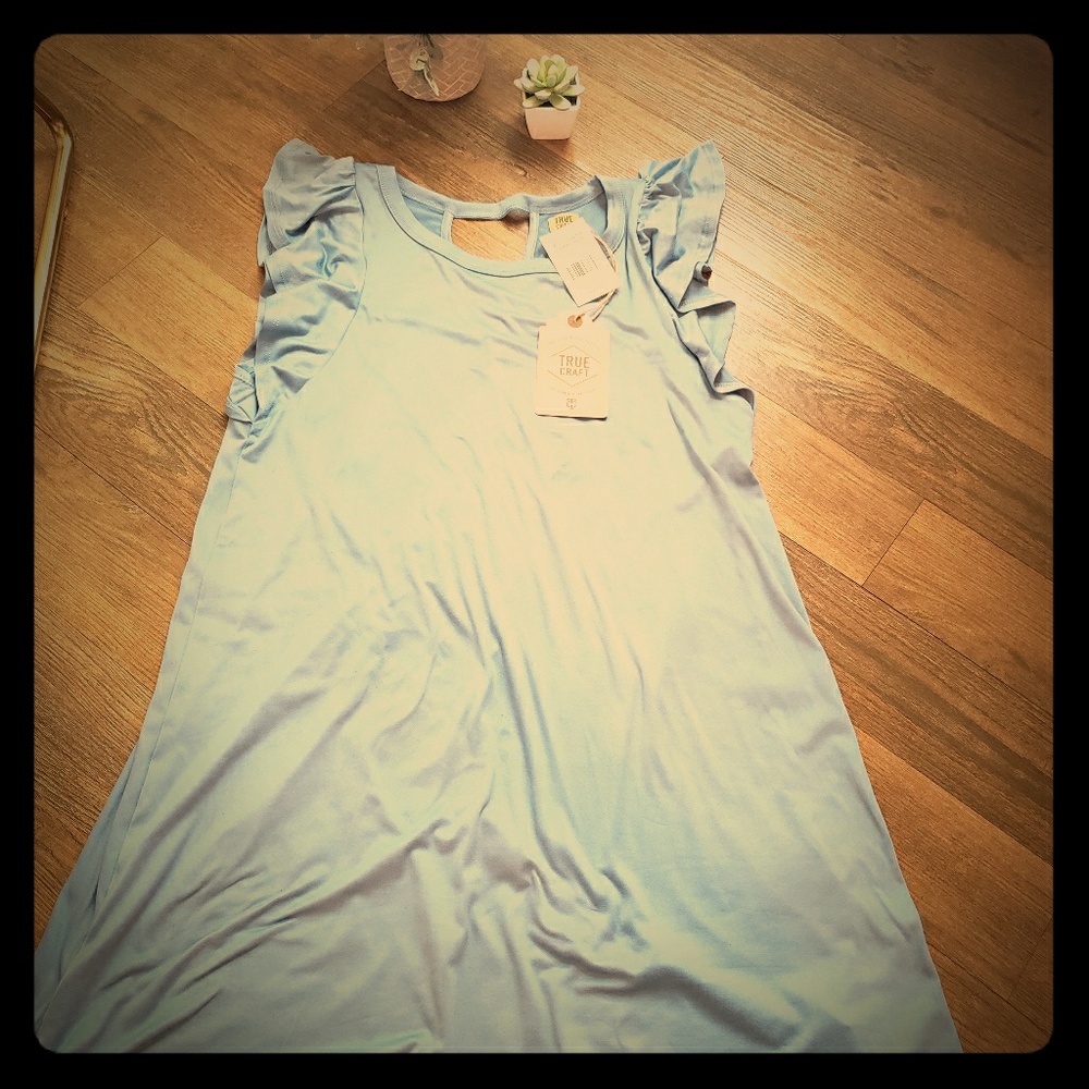 Baby blue tunic